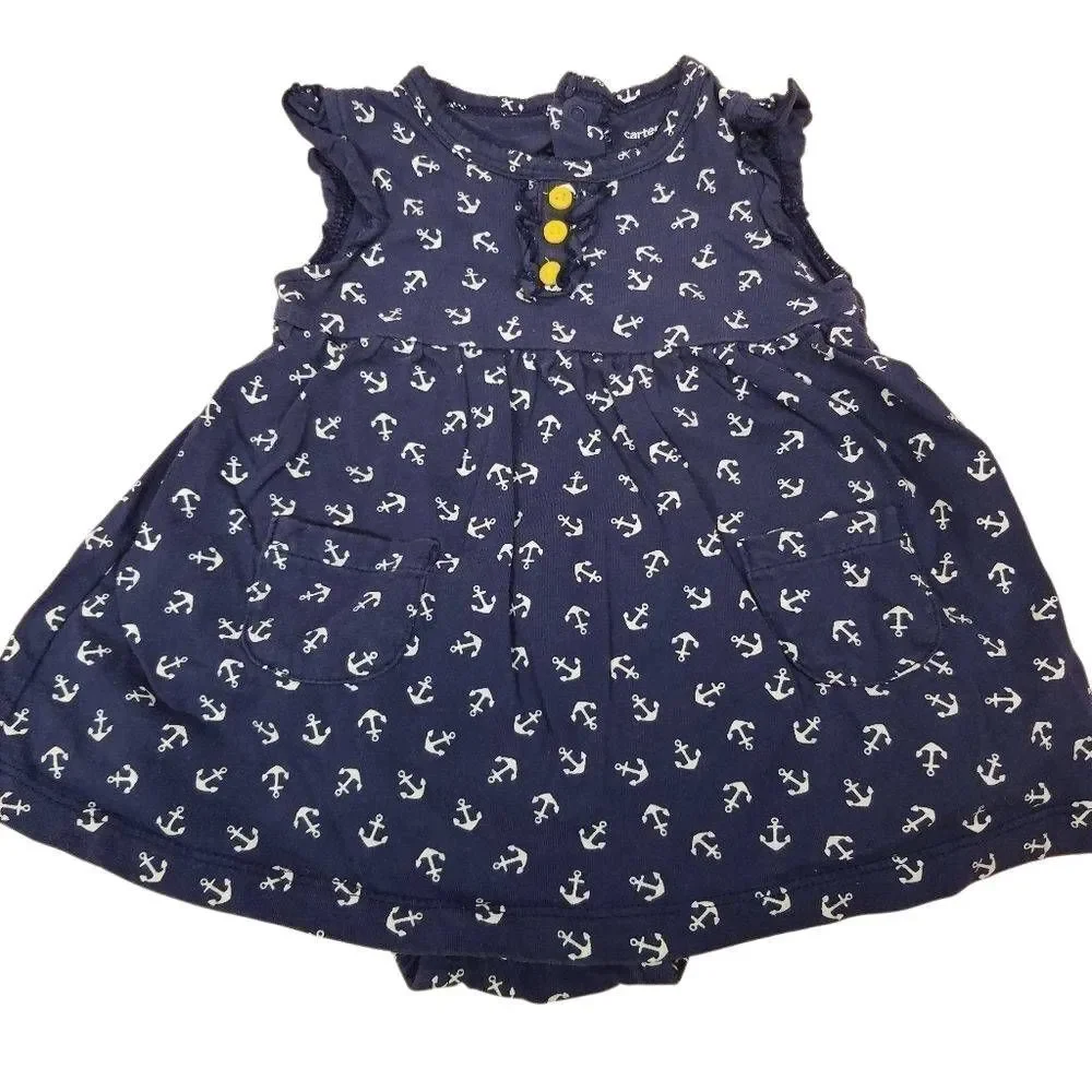 Carter's anchor romper 6 months
